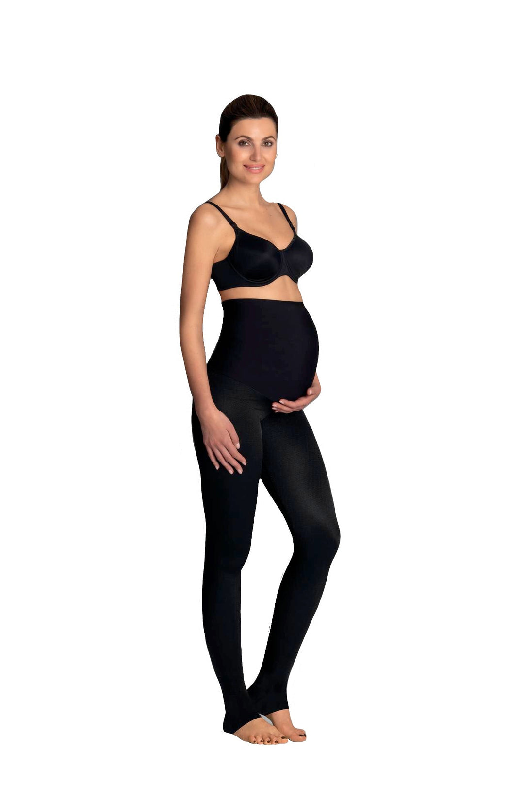 Werdende Mami Lymph O Fit Hose | Wunderhose Schwarz