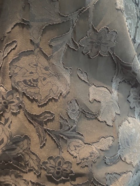 Schwarzer Blouson mit Blumenmuster - Vera Meyer