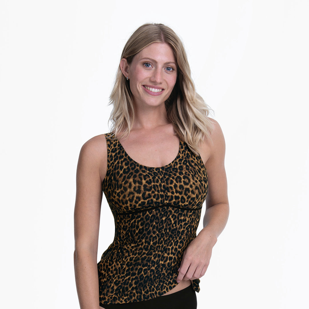 Top mit Cups Leo Muster - Vera Meyer