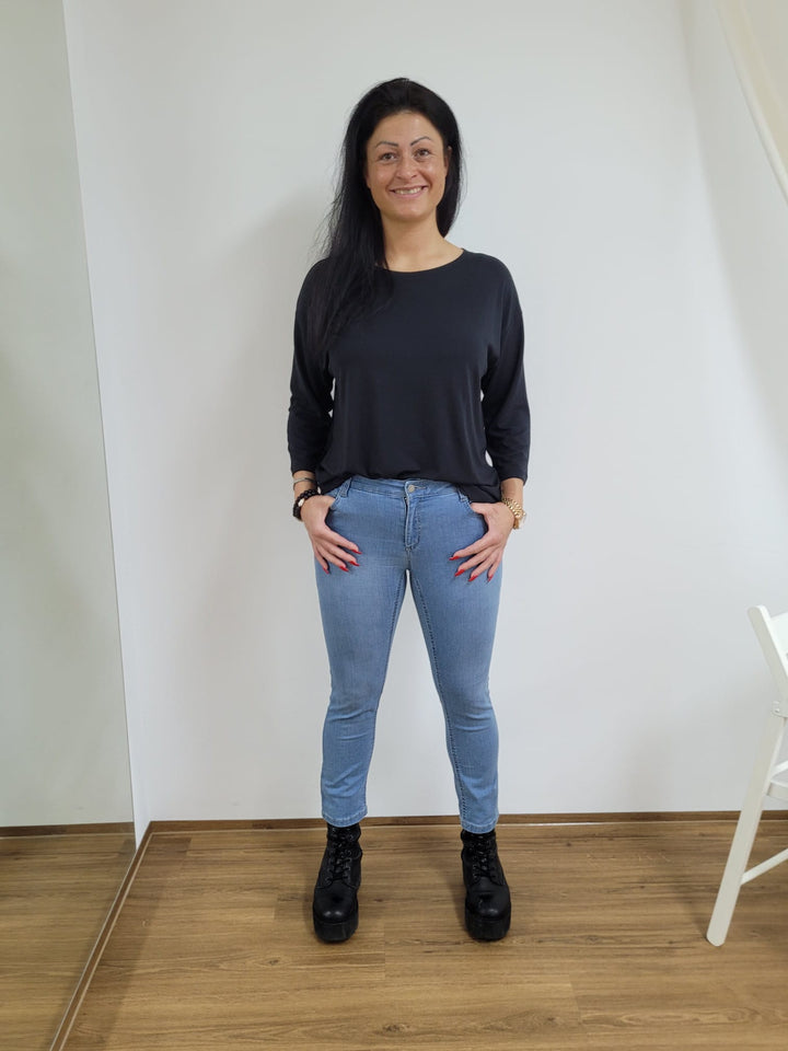 Wunderjeans Ankle Sea Blue in Größe 36