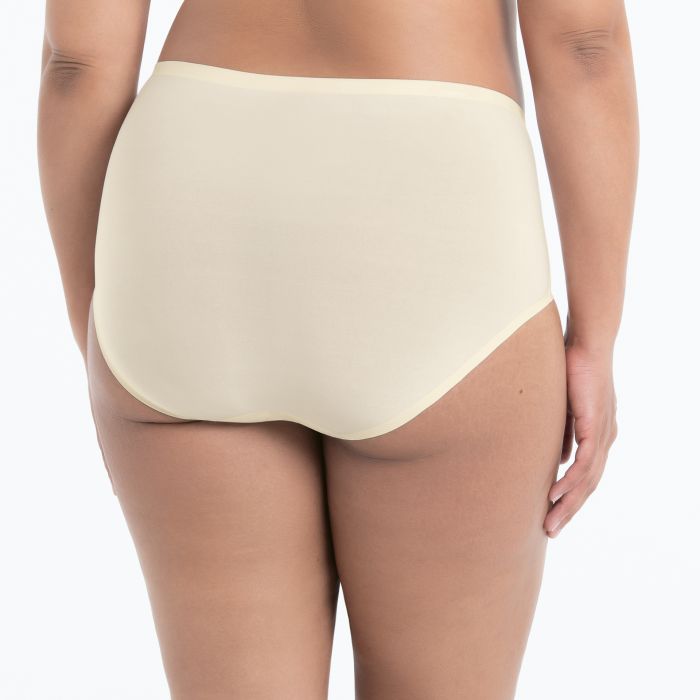 4er-Pack Soft Stretch Taillenslip Schwarz, Haut & Champagne 36-52