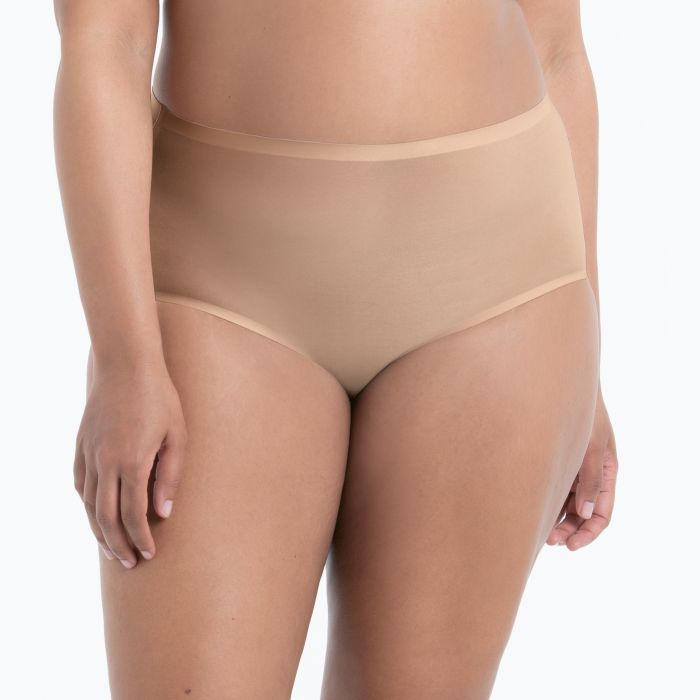 4er-Pack Soft Stretch Taillenslip Schwarz, Haut & Champagne 36-52