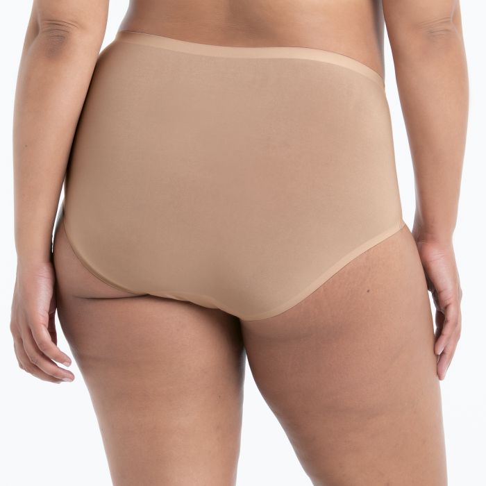 4er-Pack Soft Stretch Taillenslip Schwarz, Haut & Champagne 36-52
