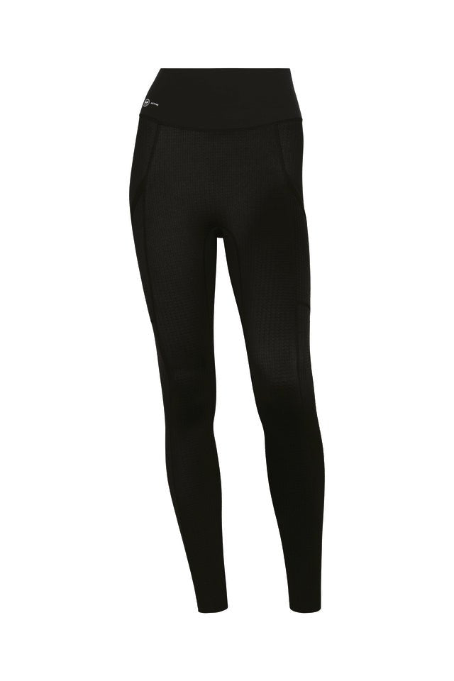 Wunderhose Yoga Bund mit Taschen Schwarz - Vera Meyer