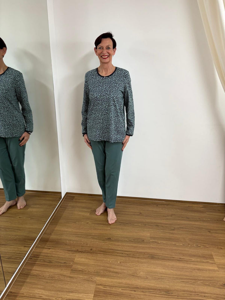 Loungewear Oberteil Pünktchen - Vera Meyer