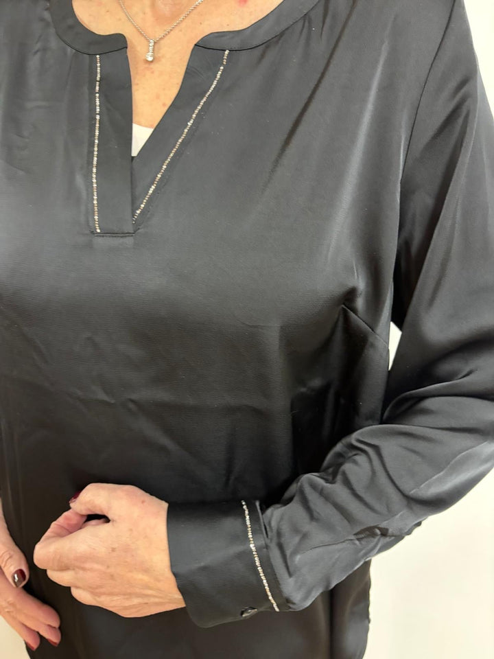 Schwarze Bluse - Vera Meyer