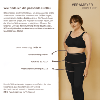 Lymph O Fit Wunderhose mit Yoga Bund 36 - 60 - Vera Meyer