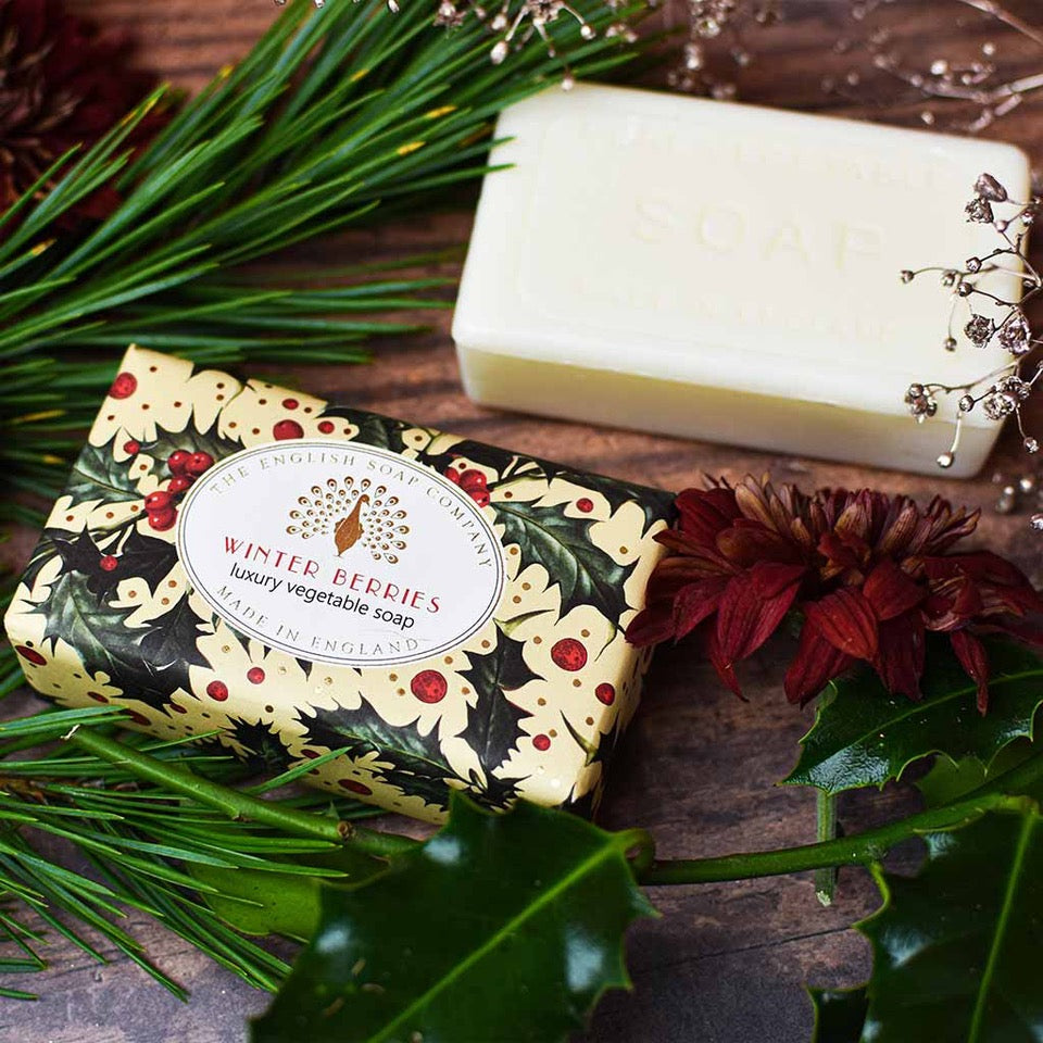Winter - Stechpalmen-Beeren Weihnachtsseife 190g