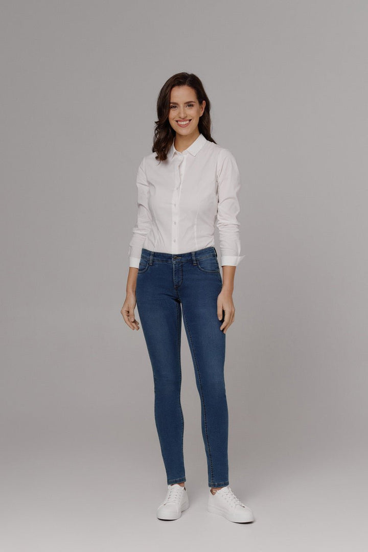 Wunderjeans Skinny Blue Used - Vera Meyer