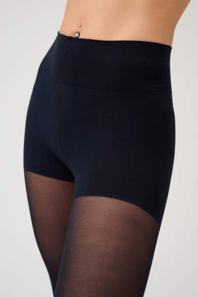 Strumpfhose Translucent 30 Den Conscious Control Top Schwarz - Vera Meyer