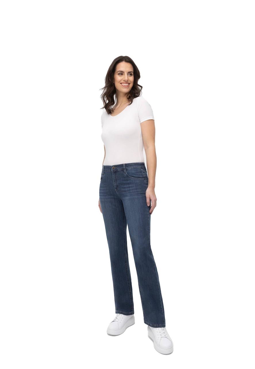Wunderjeans Relaxed Straight Blue Stone - Vera Meyer