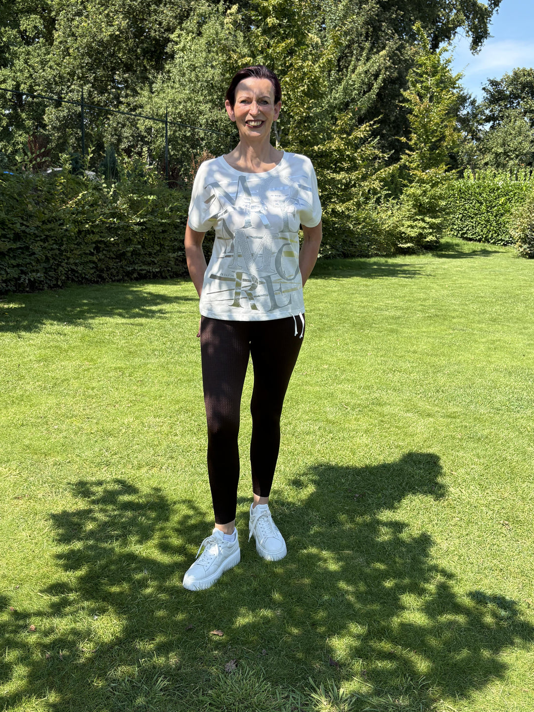 Lymph O Fit Wunderhose mit Yoga Bund Schokobraun - Vera Meyer