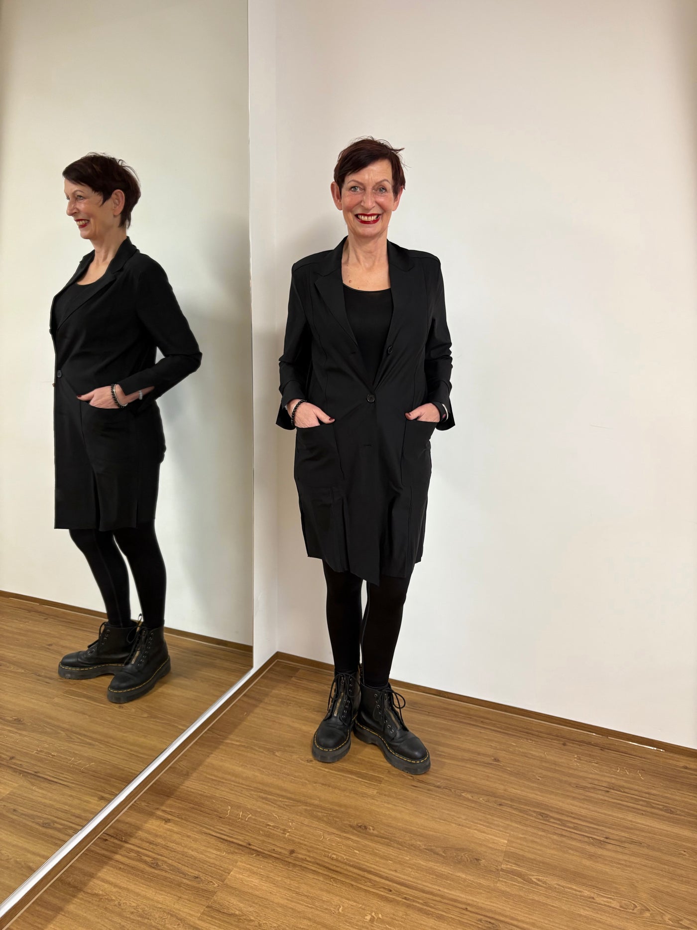 Long Blazer Schwarz - Vera Meyer