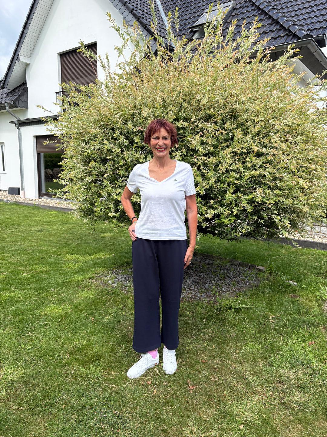 Neue Culotte ohne Bundfalte Blau