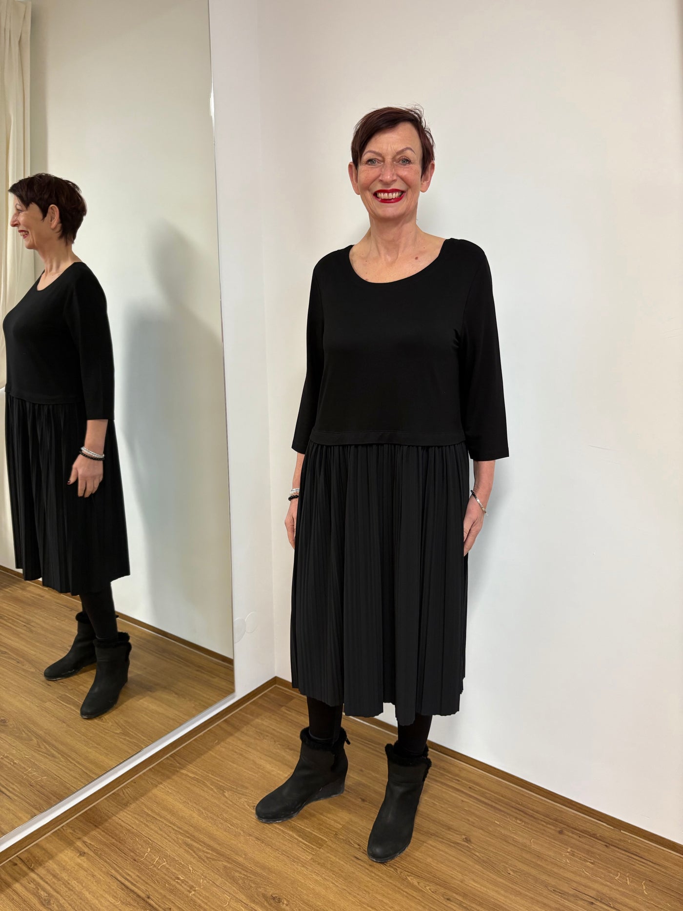 Modernes Plissee Kleid - Vera Meyer