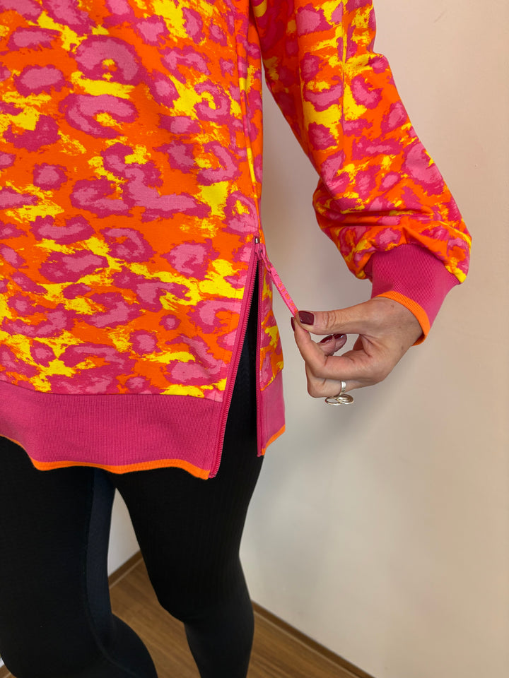 Farbenfrohes Sweatshirt Gr. 38