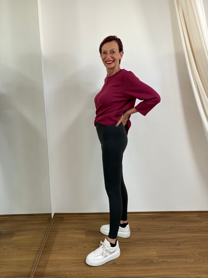 Silber Welle Kompressions Leggings Curvy 55 - 150KG Gewicht Klasse 1 - Vera Meyer