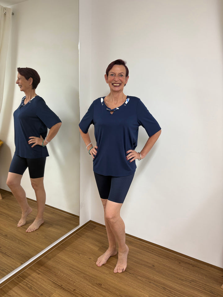 Lymph O Fit | Wunderhose Radler Blau - Vera Meyer