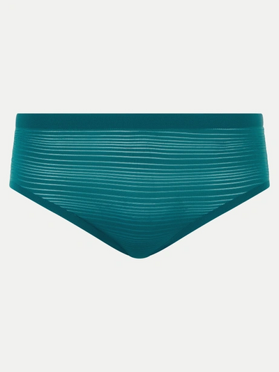 Soft Stretch Rio & Taillenslip 36-44 - Farbe Grün Streifen