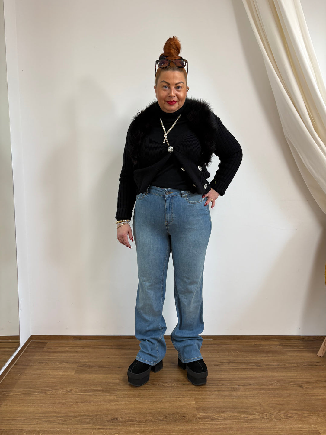 Innovative Bauchi Weg Jeans Gr. 36 - 54 Helle Waschung - Vera Meyer