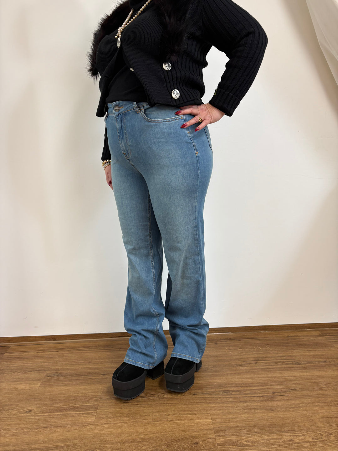 Innovative Bauchi Weg Jeans Gr. 36 - 54 Helle Waschung - Vera Meyer