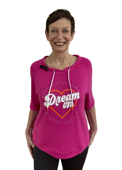 Pinkes Sweatshirt Dream on
