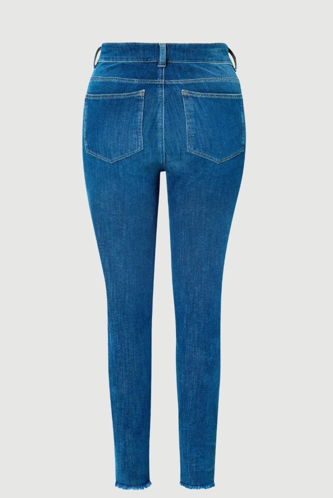 Hellblaue Cropped High Rise Shape Jeans