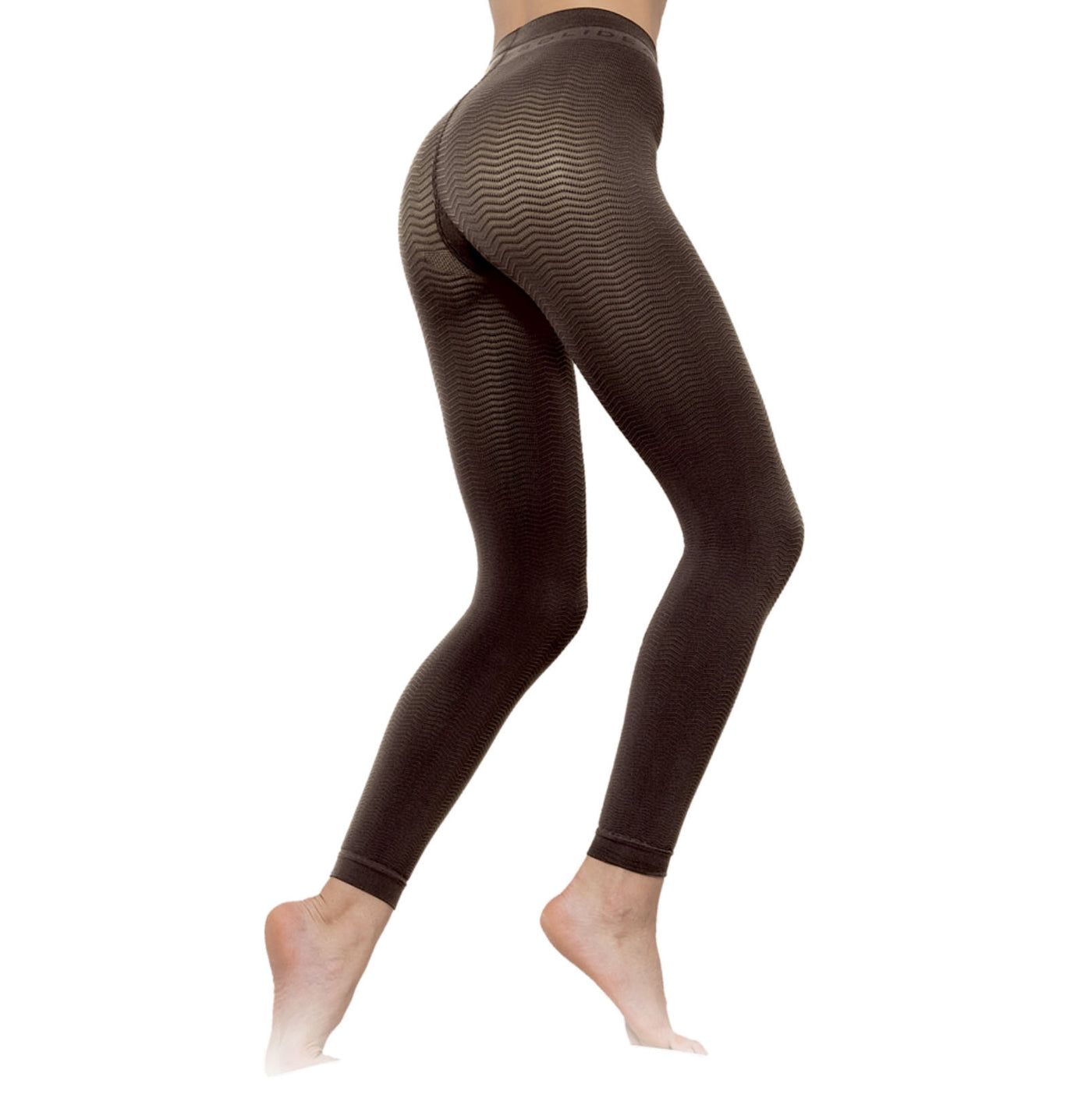 Leggings Silber Welle Lang - Vera Meyer