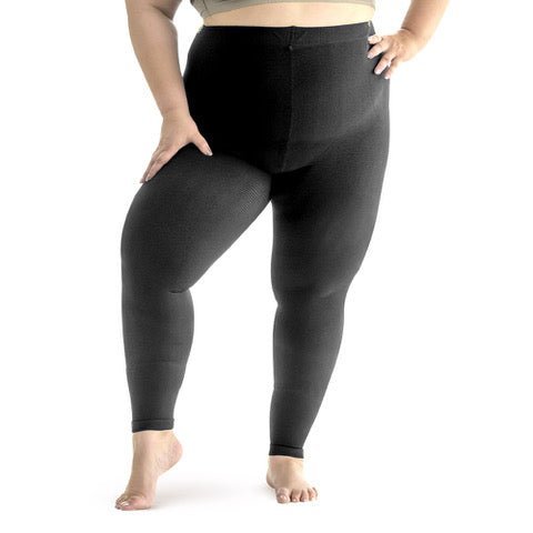 Christmas Bundle Silber Welle Kompressions Leggings Curvy inkl. Geschenkset - Vera Meyer