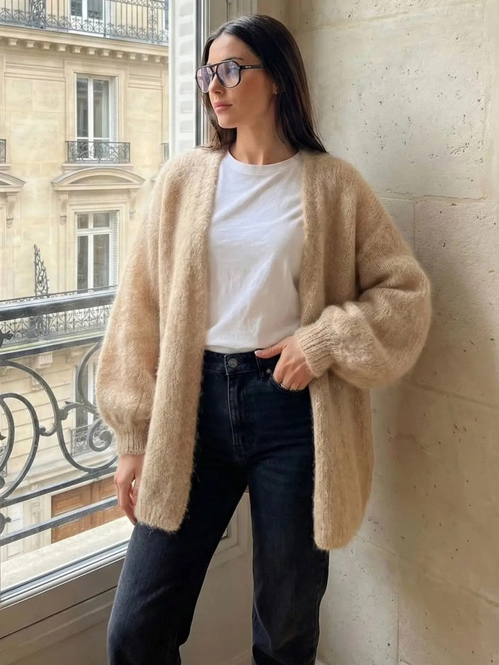 Langarm Jäckchen aus Mohair