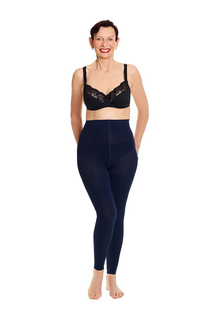 Leggings Silber Welle Lang - Vera Meyer