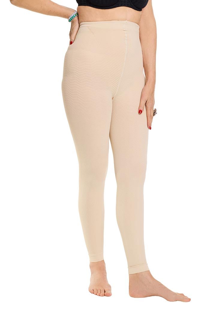 Silber Welle Kompressions Leggings 40 - 95 Kg Gewicht Klasse 1 - Vera Meyer