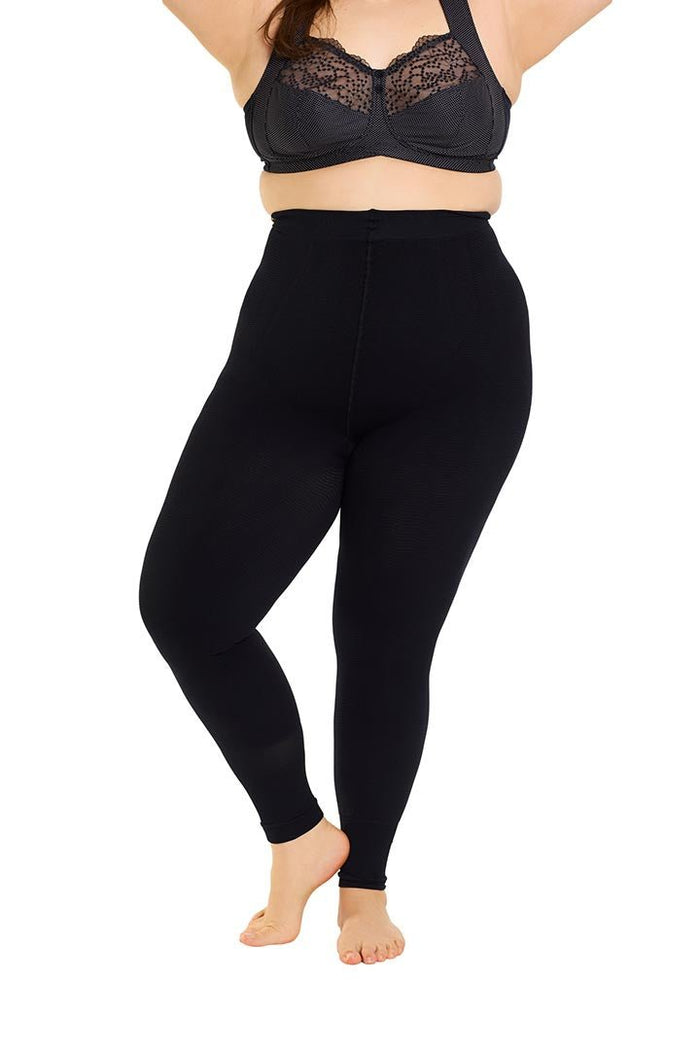 Silber Welle Kompressions-Leggings Curvy – Vera Meyer