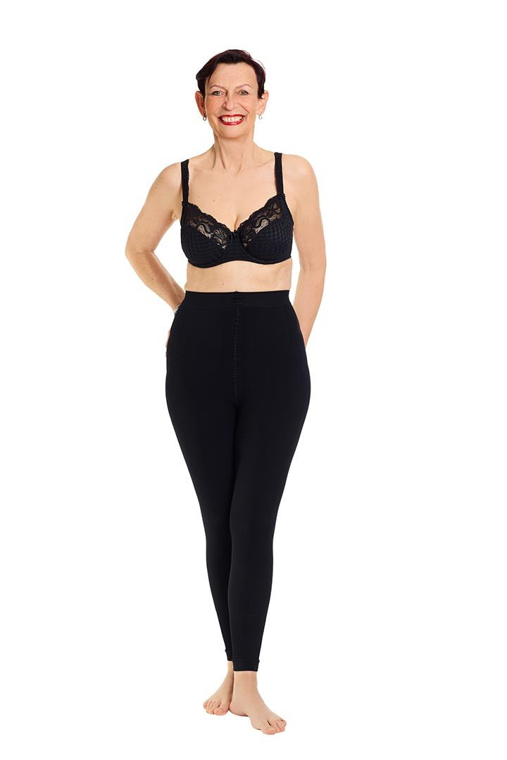 Silber Welle Kompressions Leggings Curvy 55 - 150KG Gewicht Klasse 1 - Vera Meyer