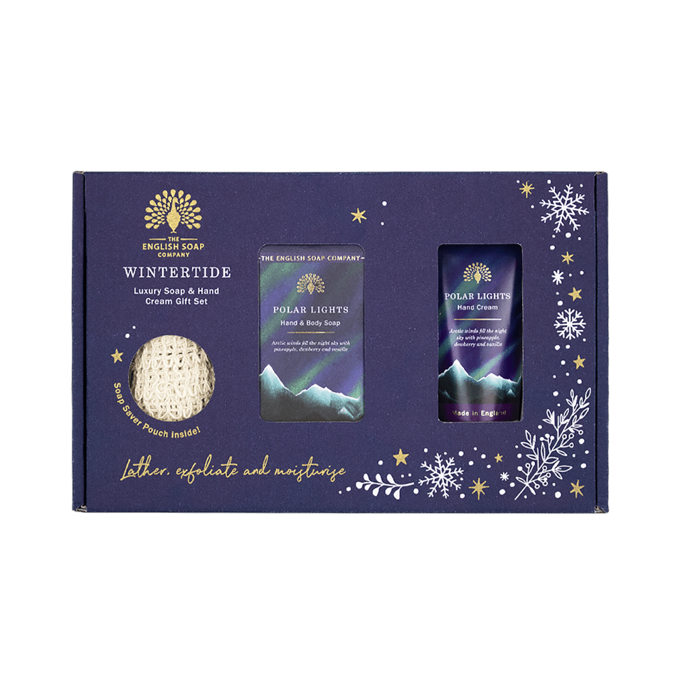 GESCHENKSET MIT LUXURIÖSER SEIFE UND HANDCREME - Polarlichter - Vera Meyer