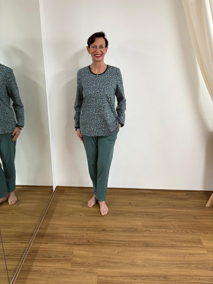 Loungewear Oberteil Pünktchen - Vera Meyer