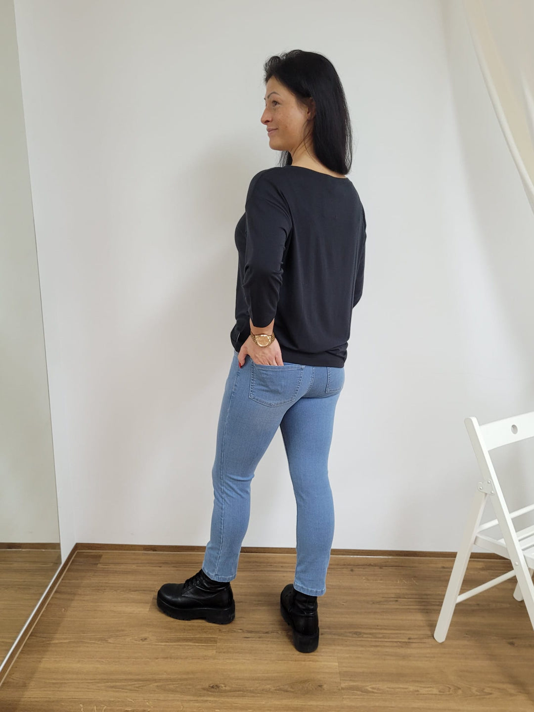 Wunderjeans Ankle Sea Blue in Größe 36