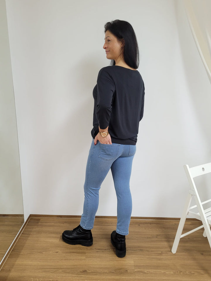 Wunderjeans Ankle Sea Blue in Größe 36