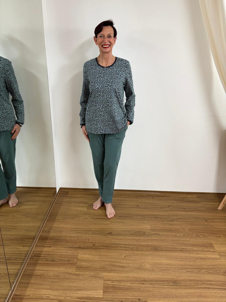 Loungewear Oberteil Pünktchen - Vera Meyer