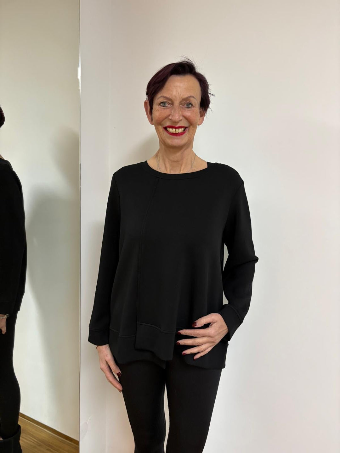 Einzelstück 42 schwarzes Oberteil - Vera Meyer