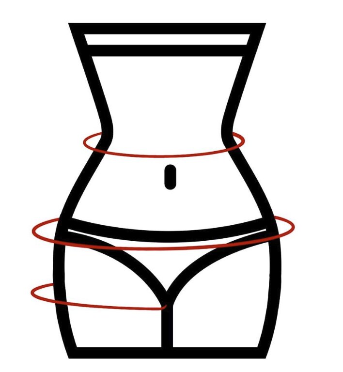 Umfang Messen für Lipödem Leggins